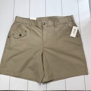STYLE & CO Tan Shorts Size 16 NWT